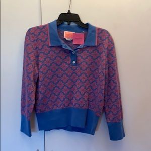 Kate Spade long sleeve sweater polo